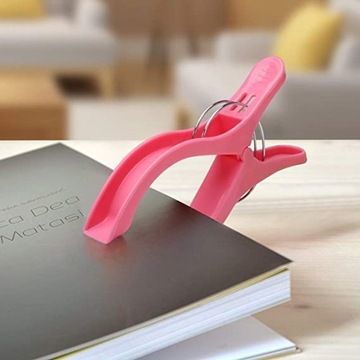 4 X DUŻE KLIPSY SPINACZE KLAMRY DO RĘCZNIKÓW LEŻAKÓW POŚCIELI BIAŁE 16 cm