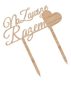 Topper TŚD-31-Na zawsze razem Ślub Wesele