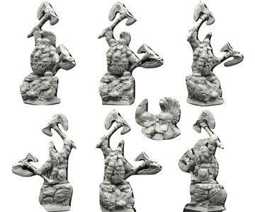 Scibor 28FM0242 Dwarf Wild Chieftain 28mm