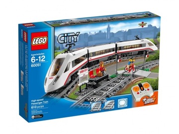 LEGO 60051 City — Пассажирский поезд. Описание и фотографии