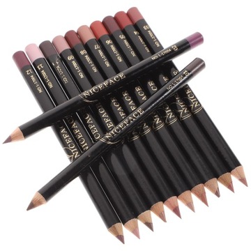 BRĄZOWY EYELINER DO MAKIJAŻU UST 12 SZT