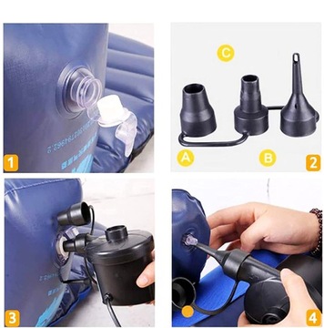 ЭЛЕКТРИЧЕСКИЙ НАСОС ДЛЯ МАТРАСОВ ДЛЯ БАССЕЙНА 2в1 12В