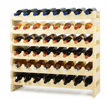 STOJAK NA WINO PÓŁKA NA WINO ERWU10 08x06 48 but.