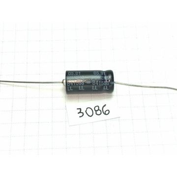 Kondensator elektrolit 47uF 16V 9x19 osiowy