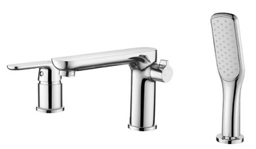 KUCHINOX BATERIA WANNOWA 3-OTWOROWA STOJĄCA CHROM