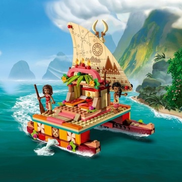 LEGO Disney 43210 Катамаран Моаны + подарочный пакет