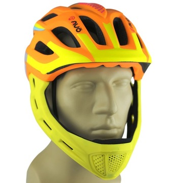 ПОЛНОЛИЦЕВЫЙ ВЕЛОСИПЕДНЫЙ ШЛЕМ С ЗАЩИТОЙ РТА