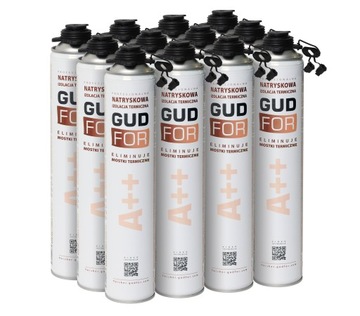 Pianka poliuretanowa do ociepleń 850 ml A++ 12szt.