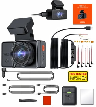 VANTRUE E2 REJESTRATOR 2CH 1440P 2.5'' + ACC