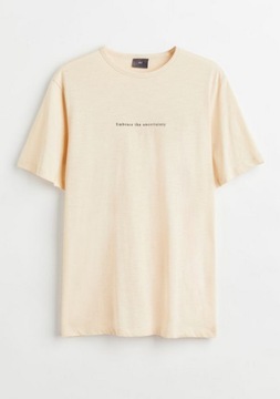 Хлопковая футболка обычного кроя H&M M 180 U426
