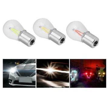 LED COB FILAMENT PY21W BAU15S BIAŁA 12V 24V
