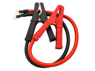 Krokodylek 150A z kablem czarny/czerwony