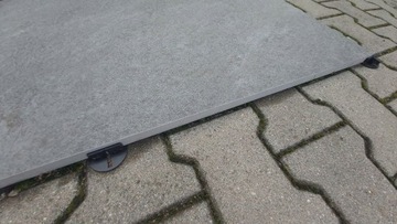 ОПОРА ТЕРРАСЫ Крестообразная конструкция террасы толщиной 1 мм | Затирка 4мм | Расстояние до тарелок