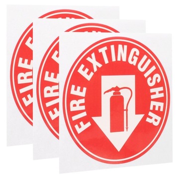 КРУГЛАЯ НАКЛЕЙКА НА ОГНЕТУШИТЕЛЬ