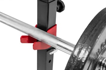 Регулируемые стойки для штанги с защитой для упражнений с грузоподъемностью 250 кг.