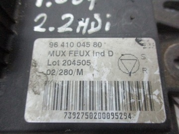 MODUL ZAPALOVACÍ PEUGEOT 607 2.0 HDI 9641004580