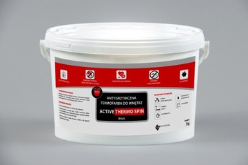 Antygrzybiczna farba ACTIVE THERMO SPIN 5kg BIAŁA