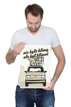 ДЕКОРАТИВНЫЙ ПОСТЕР МЕТАЛЛИЧЕСКИЙ ЛИСТ ДЛЯ СТЕНЫ FIAT VINTAGE
