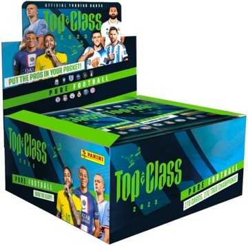 BOX TOP CLASS 2023 KARTY PIŁKARSKIE 24 Saszetki BOX 192 Karty PROMOCJA !!!
