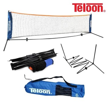 ТЕННИСНАЯ СЕТКА TELOON NET6 0,85 / 6 М ПОРТАТИВНАЯ
