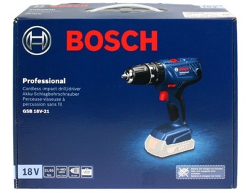 ОТВЕРТКА 18V GSB 18V-21 BOSCH 2x2.0Ah