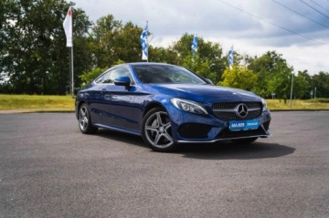 Mercedes Klasa C W205 Coupe 300 245KM 2016 Mercedes C C 300, Salon Polska, Automat, Skóra, zdjęcie 1