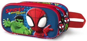 Piórnik 2 Przegrody Spidey Saszetka 3D Hulk Spider