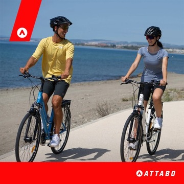 Rower trekkingowy damski ATTABO biały 19