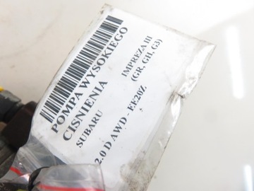 ČERPADLO VSTŘIKOVAČE SUBARU IMPREZA III 2.0 D AWD 2940000981