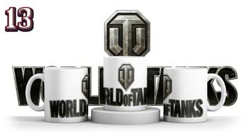 WOT WORLD OF TANKS БЕЛАЯ КРУЖКА