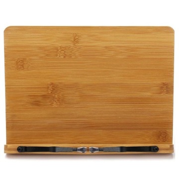 STOJAK PODSTAWKA NA KSIĄŻKĘ PODPÓRKA POD TABLET DREWNIANA XXL + GRAWER