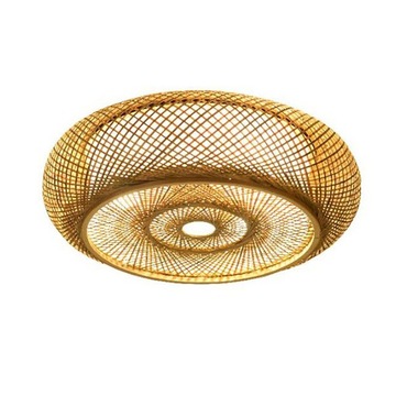 Bambusowa lampa sufitowa 40x14cm
