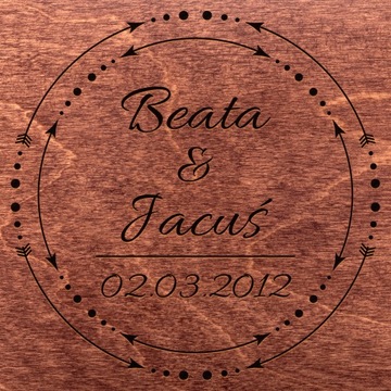 ФОТОКОРОБКА, металлическая застежка, тик, 15х23