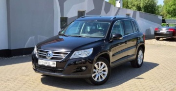 Volkswagen Tiguan I SUV 2.0 TDI CR DPF 140KM 2008 Volkswagen Tiguan 2,0 TDI 140KM 4Motion DSG Pnorama Hak Serwis 2.0 Diesel