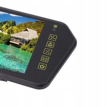 7-дюймовый дисплей в зеркале заднего вида