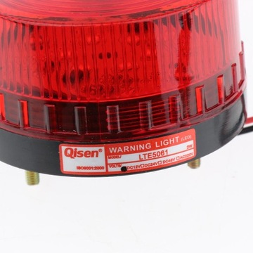 Lampka ostrzegawcza 12 V Okrągła lampka sygnalizacyjna Czerwona,