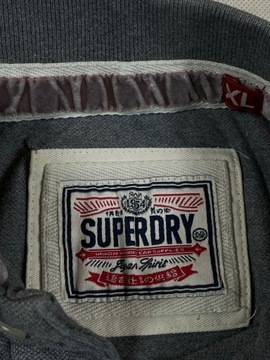 SuperDry polo męskie unikat ideał solidne logo XL