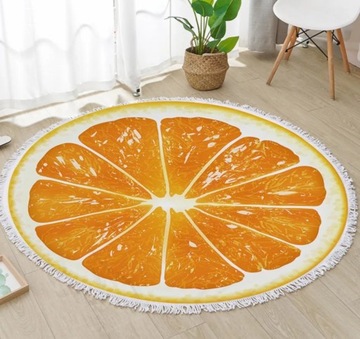 Ręcznik PLAŻOWY OKRĄGŁY wzory 150cm SUPER JAKOŚĆ!