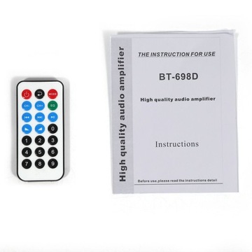 AK-698D 2-канальный усилитель мощности 16x11,5x5,5 см