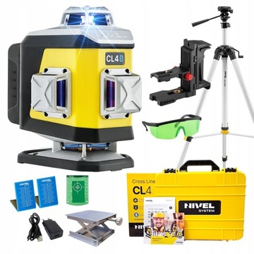 NIVEL SYSTEM LASER KRZYŻOWY CL4B NIEBIESKI+STATYW