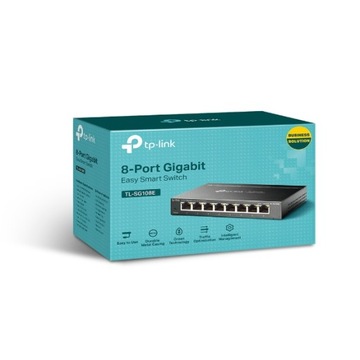 SWITCH TP-LINK TL-SG108E 8 portów gigabit metalowy