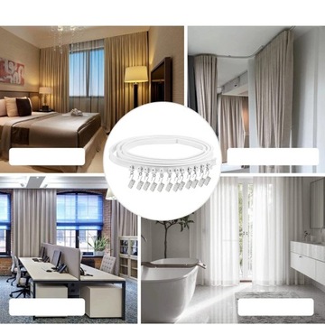 ПОТОЛОЧНЫЕ ШТОРЫ ГИБКИЕ РЕЙКИ ДЛЯ ОКОН