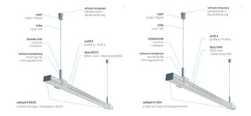 INOX PLUG A – алюминиевый профиль. ЛЮМИНЫ