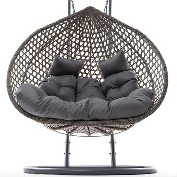 КОРЗИНА-КОКОН ПОДВЕСНОЙ САДОВЫЙ СТУЛ КАЧЕЛИ + БЕСПЛАТНЫЙ КОМПЛЕКТ КРЫШЕК