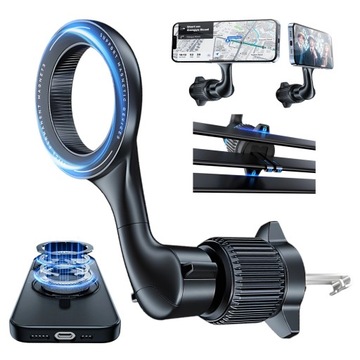 Автомобильный вентиляционный держатель, магнитный телефон для автомобильных решеток для телефона