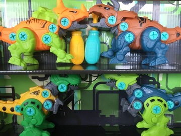 КОНСТРУКТОР ДИНОЗАВРЫ ДИНОЗАВР ДЛЯ СБОРКИ И РАЗБОРКИ T-REX