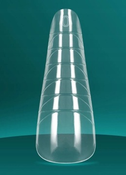 ВЕРХНЯЯ ФОРМА ДВОЙНАЯ ДЛЯ АКРИЛОВОГО ГЕЛЯ 120 ШТ 5 ФОРМА РУССКИЙ МИНДАЛЬ БАЛЛЕРИНА