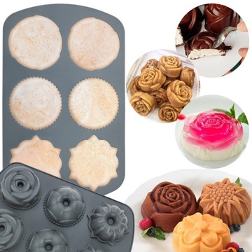 ФОРМЫ ДЛЯ МАФФИНОВ Форма для выпекания 6 маффинов