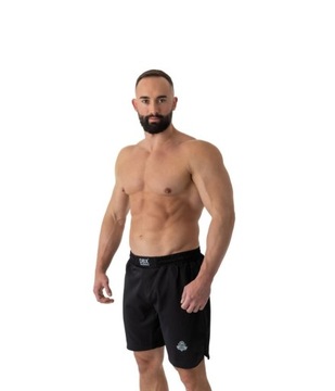 DBX BUSHIDO SPODENKI TRENINGOWE SHORTY MMA CZARNE L