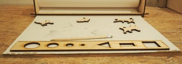 Детский набор для рисования Deku, подставка + валик.